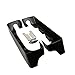 XFMT Moto 4" Hard Stretched Saddle Bag Extensions Compatible with Harley Touring Models 1994-2013