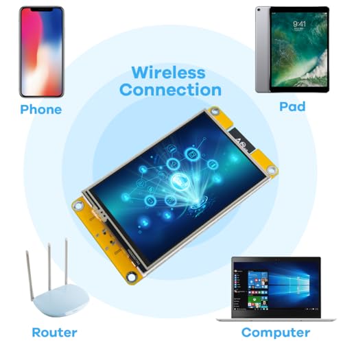 Image of Hosyond 3.5'' 320x480 Touch Screen with ESP32 Module WiFi+BT Dual-core ST7796 Driver LCD TFT Smart Display Screen for Arduino IoT
