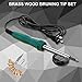Cunyuer Wood Burning Tips, Wood Burning Tool Pen Tips, Stippling Tips for Wood Pyrography, Walnut Hollow Wood Burning Tips Only, Brass Tip Sets for Carving Embossing