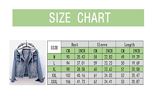 Jaqueta jeans feminina casual, jaqueta jeans, casaco com capuz, pulôver, moletom envelhecido, fantas