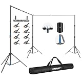 EMART Back Drop Adjustable Stand, 10x20 Backdrop Stand Heavy Duty Photography Background Support System Kit...