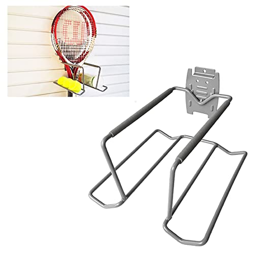 YUNZHIDUAN Soporte De Raqueta De Tenis De Metal Montado En La Pared, Organizador De Equipo Deportivo, Estación De Almacenamiento De Deportes, para Soporte De Raqueta De Bádminton/Tenis/Ping-Pong Cover