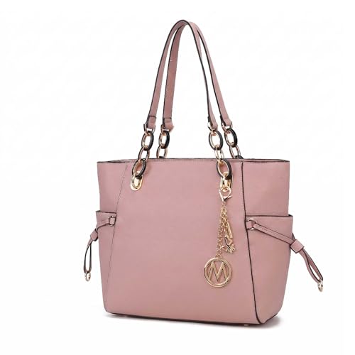 Image of MKF Collection Shoulder Bag Handbag for Women, Vegan Leather Satchel Bag ladies Tote Bag, Top-Handle Purse by Mia K
