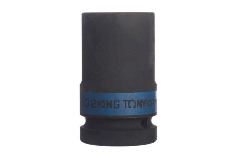 KING TONY 843532M Impact Deep Socket, 32 mm, 1-inch