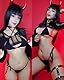 KORURACLUB Knitting Coziest Devil Kostüm (7-teiliges Set) Premium Pullover Cosplay Dessous für Frauen Knitting Coziest Devil Succubus Dessous (schwarz)