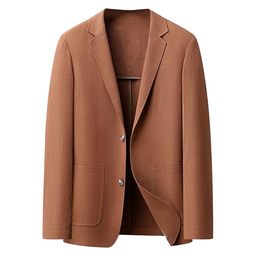 Veste de smoking en lin pour homme manteau de sport coton stretch