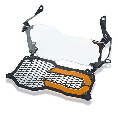 Motorcycle Headlight Grille Guard Protector For BMW R1200GS 2014-2020 For BMW R1200GS ADVENTURE 2014-2020 For BMW R1250GS 2018-2020 For BMW R1250GS ADVENTURE 2018-2020 orange - Thumbnail 3