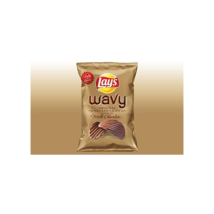 Buy Lay's Wavy Milk Chocolate Covered Potato Chips (6 Pack) Online at