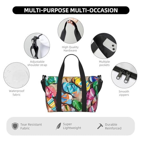 Sac de sport pliable et sac de voyage noir | Modèle mixte One Size - 4