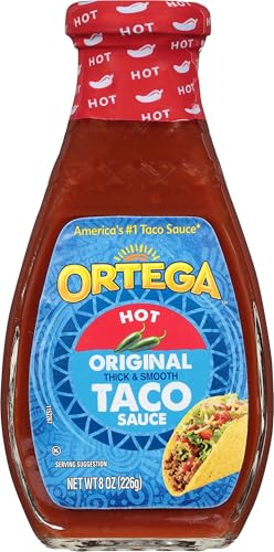 Ortega Original Taco Sauce, Hot, 8 Ounce