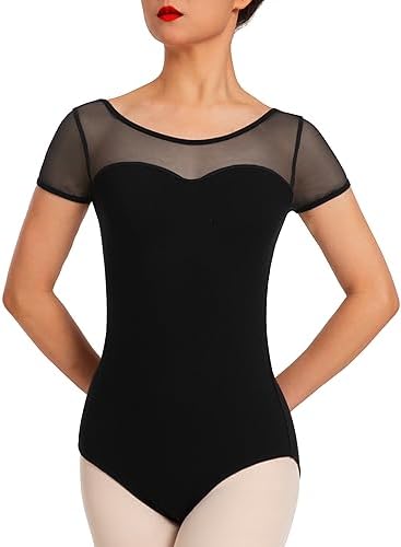 Mulnall Dames Modern Lyrisch Jurkje Tanktop Danskostuum Ballet Asymmetrisch Hoog-Laag Gaas Met Romp Mouwloos Turnpakje Gymdanskleding, Rood, L