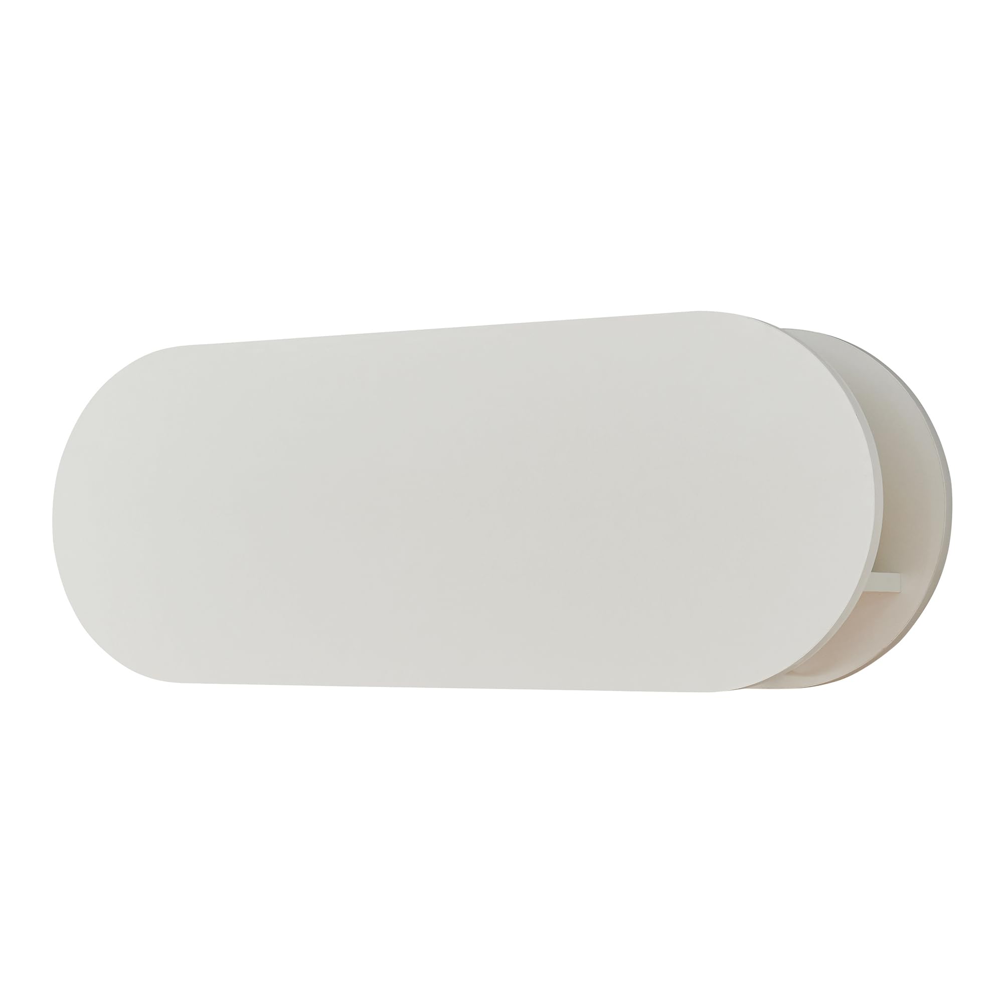 [en.casa] Appendiabiti da Parete con Scomparto Chiuso e Vani Aperti Mensola Attaccapanni a Muro con Anta a Ribalta e 6 Ganci per Borse Cappotti 80 x 16 x 30 cm - Bianco