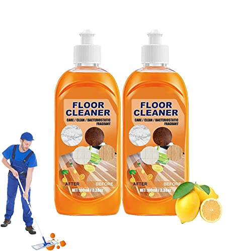 2 pcs Momeng Floor Cleaner Orange,Multipurpose Cleaning Concentrate,Powerful Decontamination Floor Cleaner Liquid,Polishing Brightening Tile Cleaner