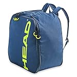 HEAD Boot Mochila X Azul Marino/Amarillo, Azul Mar...: Composición: 100% poliéster 42 x 41 x 25 cm Dos compartimentos separados para botas de esquí y casco Mochila para facilitar el transporte de botas de esquí Volumen: 40 l