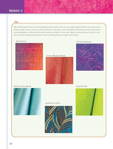 First-Time Machine Applique: Learning to Applique in Nine Easy Lessons (Landauer) 5 Simple Projects for Beginners, Using a Combination of Techniques; Includes a Lap Throw Quilt & Table Runner - Image 4