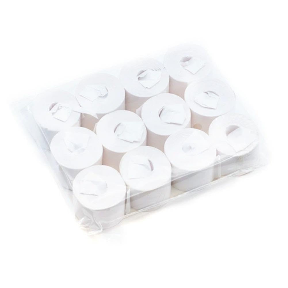 12Pcs Mouth Coils Paper Gimmick for Stage Tricks and Party Performances, Fun Vomit Paper Props for Street Shows School Events, Accessories Magic (White)