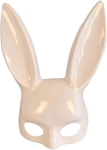 Máscara de conejo de cara completa para cosplay de anime, máscara de conejo, máscara de conejo, máscara de cosplay, accesorios para fiestas,