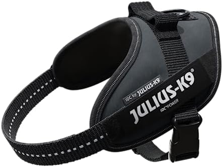 Julius-K9, 16IDC-P-B2, IDC Powerharness, dog harness, Size: Baby 2, Black