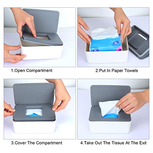 Sinwind Porta salviette umidificate, Porta Scatola...