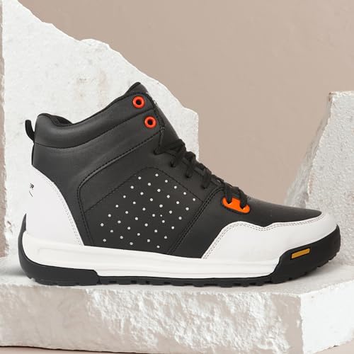 Image of Zixer Woodlend Bike Riding Tracking Stylish Jungle High Ankle Boots For Boys High Tops For Men