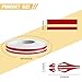 Zpana 32FT Car Pinstriping Tape, Vinyl Vehicle Body Side Pin Striping Decals DIY Stickers, Automotive Pinstriping Tape Stripe Trim Decoration Accessories, Universal Fit (Red)