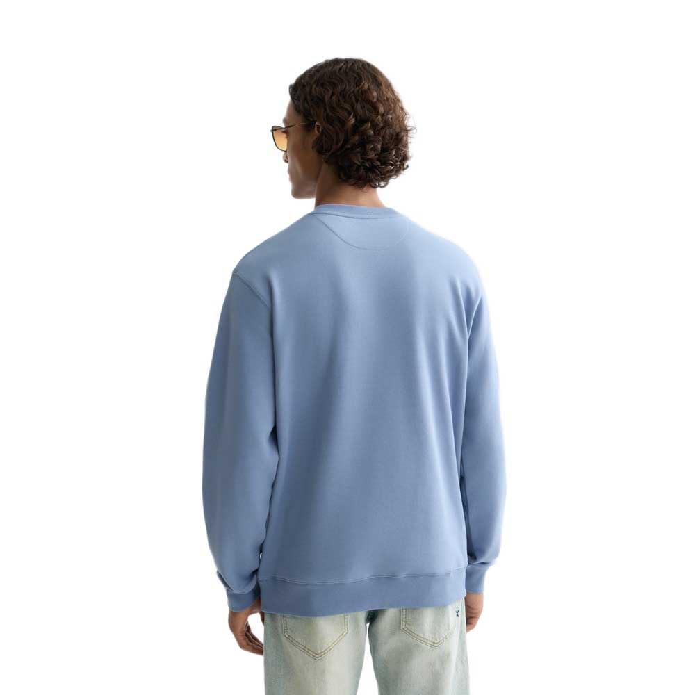 Scotch & Soda Herren Essential Badge Logo Crewneck Sweatshirt Sweatshirt