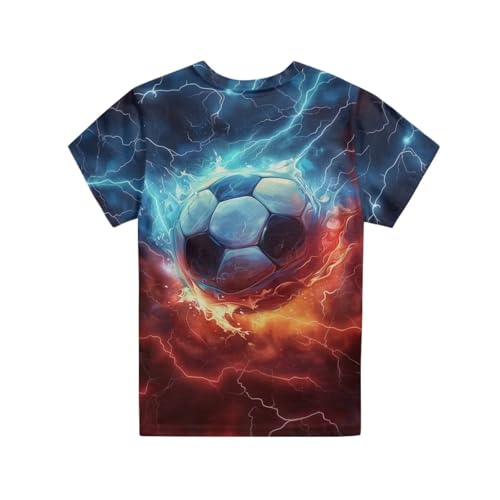 Image of Xhuibop Kids T Shirts for Boys Size 3-16 Girls Short Sleeve Sportswear Active Tops