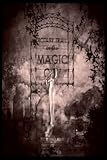  Notebook College Ruled: Vintage Magic City Art Halloween Magic Journal For Back To School, Office, Work  Wide Lined: Birmingham, Alabama Magic City Notebook Journal
