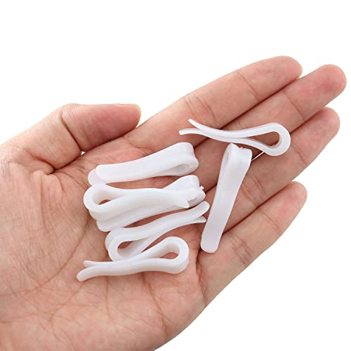Meetoot 150Pcs Transparent Plastic Alligator Clip 39Mm Shirt Fixing Packing Clip U Shape Plastic Clothespins For Ties Socks Pants Shirts #TOP3