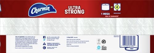 Image of Charmin Ultra Strong Toilet Paper, 16 Mega Rolls = 64 Regular Rolls