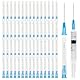 PORFOYO 100 Stück 23G 0,60 x 25mm Edelstahl Abgabe Tube für Nachfüllflüssigkeiten, Klebstoff, Nachfüllröhrchen aus Rostfreiem Edelstahl für DIY, Industrie, Wissenschaftslabore