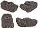 Walker Ski Glides and Covers, Universal Fit Walker Feet Glides, Durable and Smooth Walker Replacement Feet Tips, Walker Glide Sock Floor Padding, Walker Accessories (Pack of 4)
