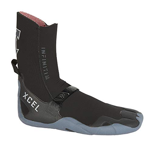 Bottes XCEL Infiniti 5 mm Noir et Gris pour le surf en automne