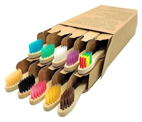 Cepillo de dientes de cerdas suaves para adultos que cuida encías sensibles en pack de 30 piezas