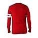 Hip Hop 50's Shop - Mens 1950s Letterman Cardigan Sweater (XLarge, Red)