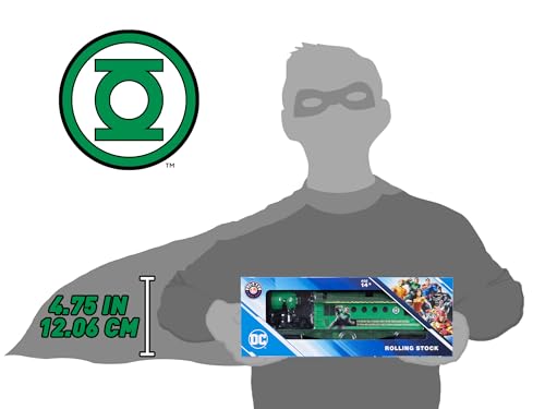 Lionel DC Comics Green Lantern Projecteur Caboose wagon miniature - 8
