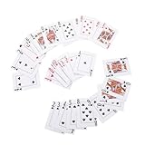 NOLITOY 点字 トランプ カード ポーカー カード デッキ ミニ トランプ ラージ ジャンボ デコレーション 学習用 点字 カー