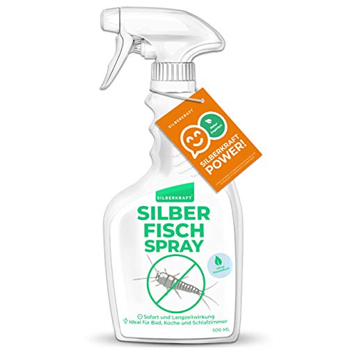 Preisvergleich Produktbild Silberkraft Silberfische bekämpfen Spray, Silberfischspray, Anti-Silberfisch-Mittel, Alternative zu Silberfisch Köder-Dosen und Silberfisch-Fallen, mit Zitronen-Duft