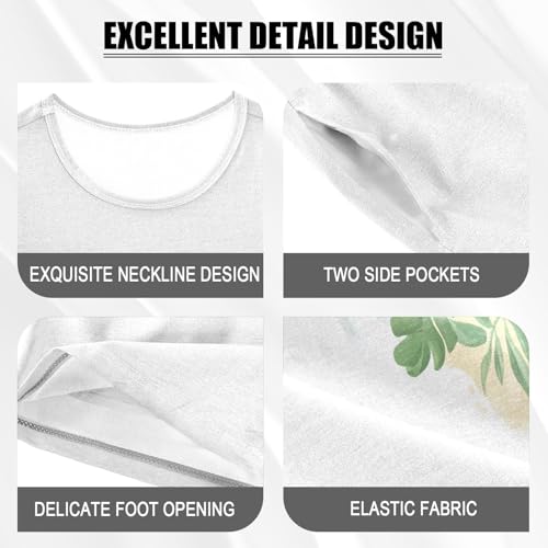 Sloth Tropical Pajama Set Short Sleeve Pajamas Shorts Sets Cotton PJS 2 Piece Clothes Set 5Y4