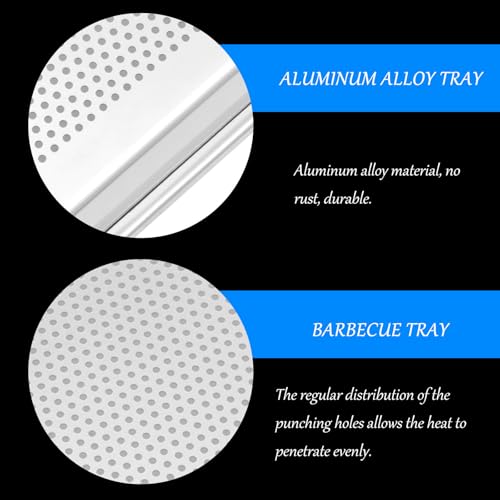 Plaque à pâtisserie perforée en aluminium rigide pour cuisson au four - 5