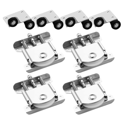 iplusmile 2 Conjuntos De Rolos De Porta Rodas De Porta Deslizante Polia Portas De Armários Deslizant