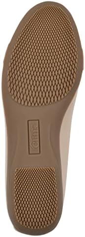 CLIFFS BY WHITE MOUNTAIN Women's Charmed Ballet Flat, Natural/Smooth, 8.5 W | Image 6