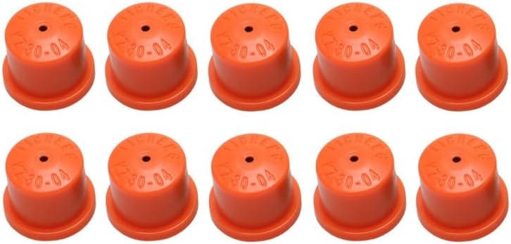 10PCS Agriculture Drone Atomization Hollow Cone Nozzle Misting Sprinkler Garden Accessory Drone Parts(KZ80-04 Orange)