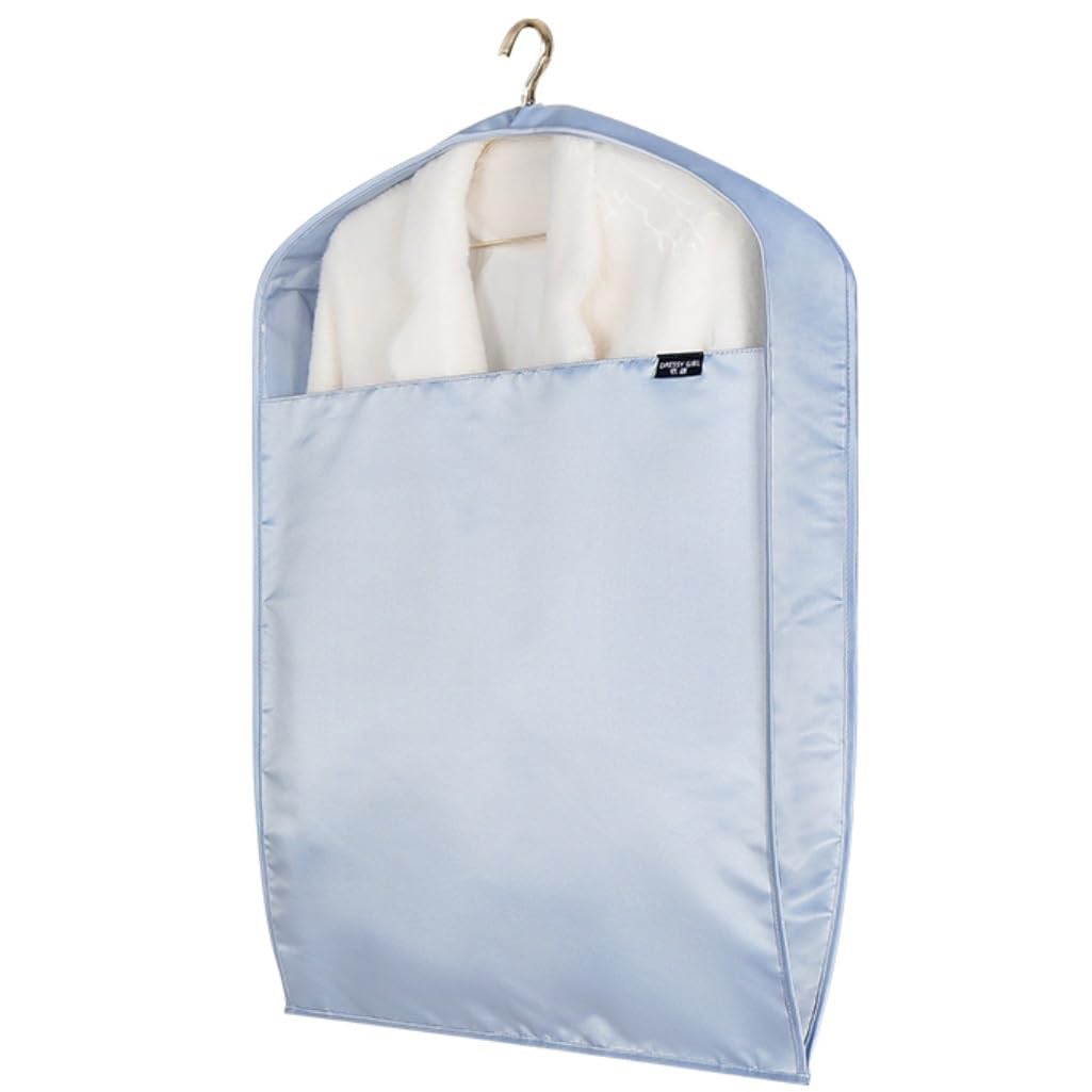 Coat Garment Bags Suit Cover 3.5" Gussetes Suit Bags Hanging 2 Pack Garment For Travel, Clothes Bag Clothes Protectors(B,140 * 58cm)