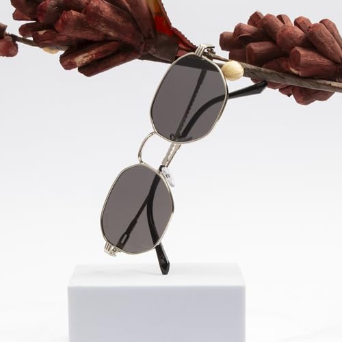 Image of Ted Smith Full Rim Oval Shape Branded and Stylish Sunglasses | Polycarbonate Lens & 100% UV Protection | Men & Women | Small to Medium | 52-21-140
