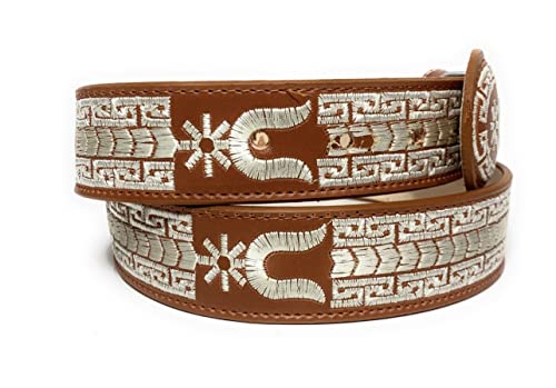 Men's Charro Embroidered Belt, Cinto Vaquero Bordado4