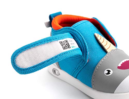 Ikiki Squeaky Shoes For Toddlers W/Adjustable Squeaker (11, Sascha Narwhalski) #TOP6