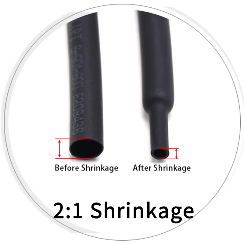 5 Fuß (1,5 M) Weißer 1/4″ (6 Mm) Polyolefin-Sch Produktbild-Vorschau 2