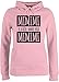 Sprüche Statement mit Spruch - Ich höre Immer nur Mimimi - S - Hellrosa - Hoodie mit sprüchen Damen - JH001F - Damen Hoodie und Kapuzenpullover für Frauen