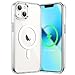 JETech Magnetic Case for iPhone 13 6.1-Inch Compatible with MagSafe Wireless Charging, Shockproof Phone Bumper Cover, Anti-Scratch Clear Back (Clear) JETech Magnetic Case for iPhone 13 6.1-Inch Compatible with MagSafe Wireless Charging, Shockproof Phone Bumper Cover, Anti-Scratch Clear Back (Clear)